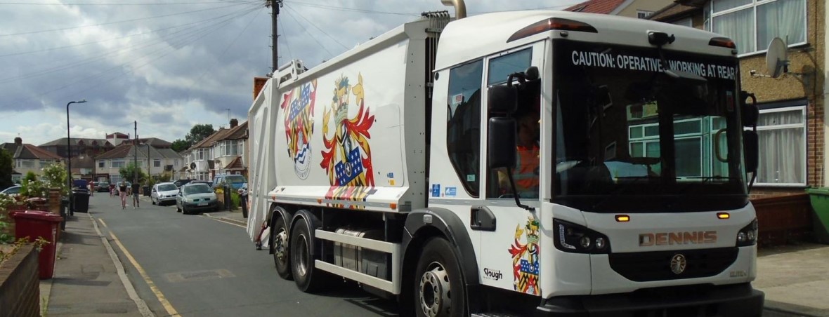 A bin lorry